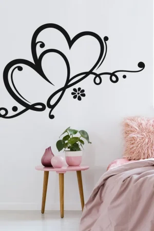 Achat Immédiat Sticker Mural - Cœurs