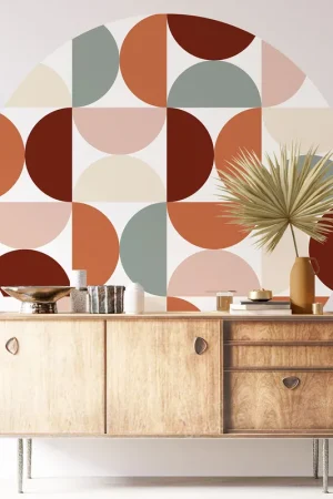 Tendance Stickers rond / cercle - Motif géométrique