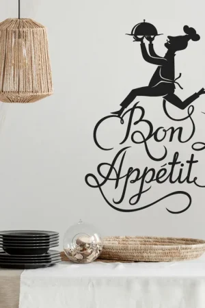 Achat Immédiat Sticker Mural - Bon Appétit