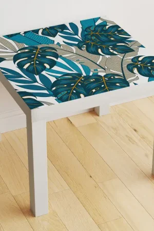 Vente Flash Stickers Table - Feuilles Tropicales