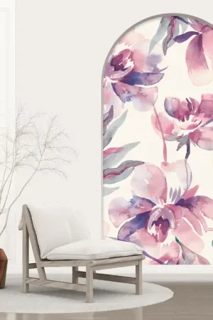 Vente Flash Stickers Trompe l'œil Arche - Voute - Fleurs