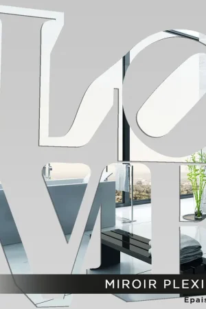 Meilleur Prix Miroir Plexiglass - Love