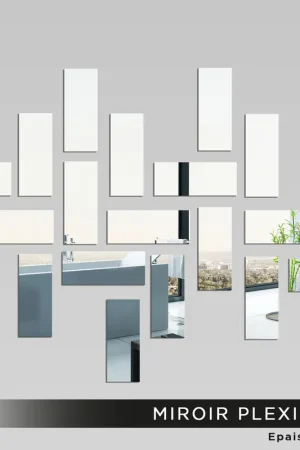 Miroir Plexiglass - Rectangles Seulement Aujourd’hui