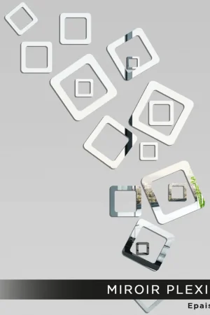 Acheter Direct Miroir Plexiglass - Design carré
