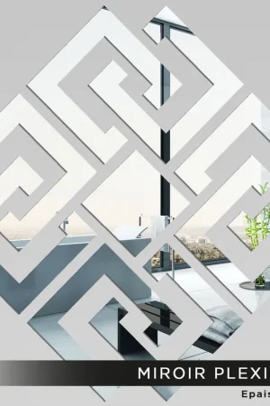 Artisanat Miroir Plexiglass - Losange design