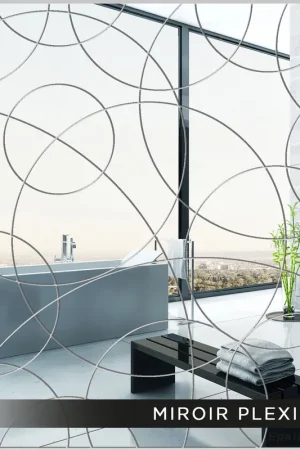 Miroir Plexiglass - Rectangle design Expédition Rapide