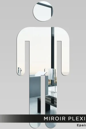 Miroir Plexiglass - WC homme Livraison Express