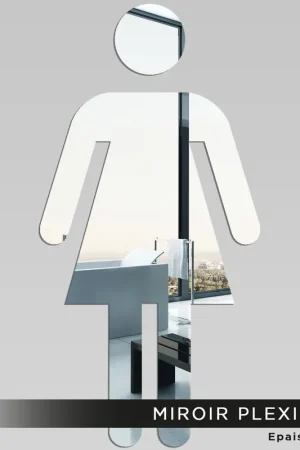 Miroir Plexiglass - WC femme Exclusif