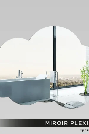 Miroir Plexiglass - Nuage Seulement Aujourd’hui