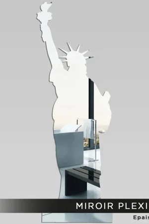 Exclusif Miroir Plexiglass - Statue de la liberté