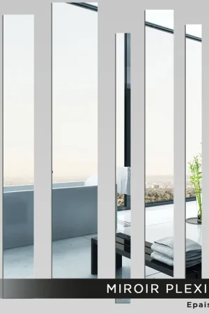 Premium Miroir Plexiglass - Bandes verticales