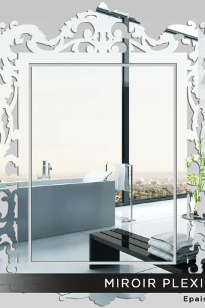 Fait Main Miroir Plexiglass - Baroque