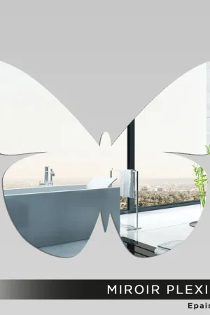 Miroir Plexiglass - Papillon Top Vente