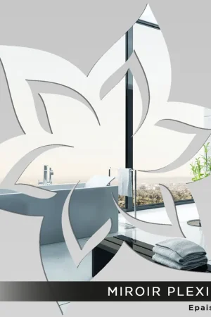 Meilleure Vente Miroir Plexiglass - Fleur