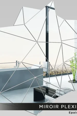 Miroir Plexiglass - Blocs géométriques Top Vente