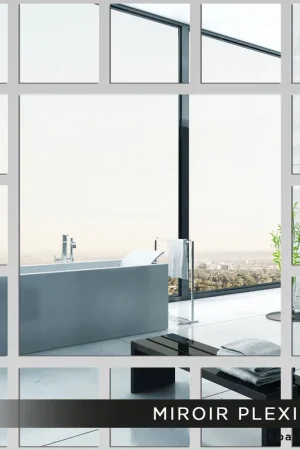 Miroir Plexiglass - Carrés Expédition Rapide