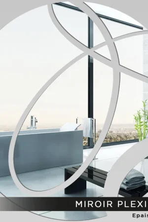 Miroir Plexiglass - Rond abstrait Gros Lot