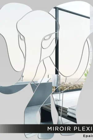 Miroir Plexiglass - Éléphant Nouvel Arrivage
