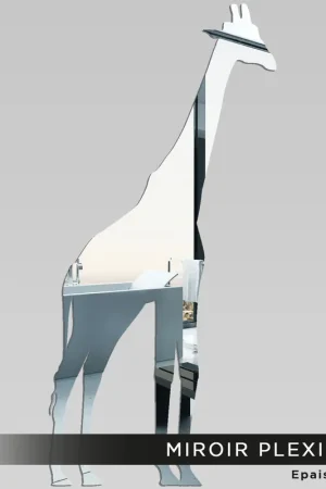 Édition Limitée Miroir Plexiglass - Girafe