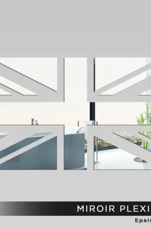 Nouvel Arrivage Miroir Plexiglass - Drapeau anglais