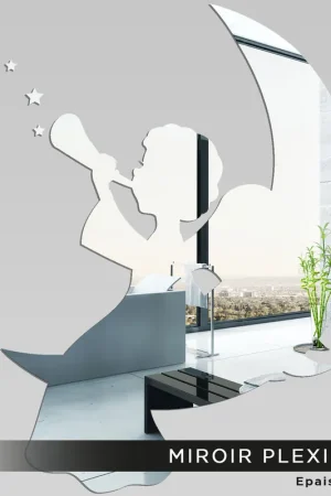 Miroir Plexiglass - Ange lune Seulement Aujourd’hui