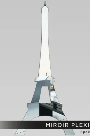 Miroir Plexiglass - Tour eiffel Livraison Gratuite