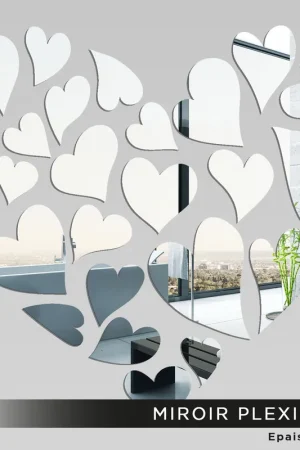 Miroir Plexiglass - Coeur Satisfait Ou Remboursé