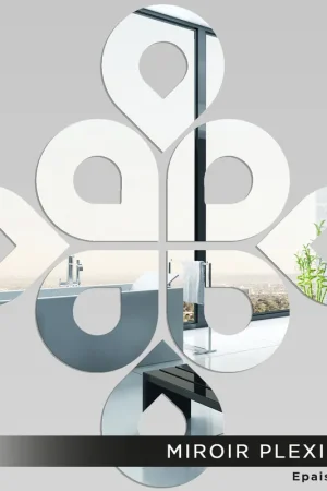 Miroir Plexiglass - Gouttes design Meilleur Prix
