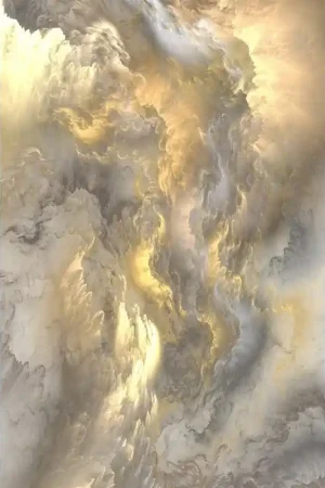 Décoration plafond - Les nuages gris dans le ciel Authentique
