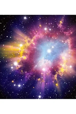 Décoration plafond - Nuage multicouleur et les étoiles dans l'univers Nouvel Arrivage