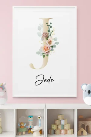 Affaire À Saisir Affiche / Poster Monogramme - Lettre J