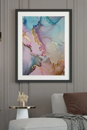 Affiche / Poster - Effet marbré Quantité Limitée