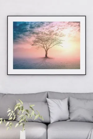 Affiche / Poster - Arbre couché de soleil Expédié Aujourd’hui