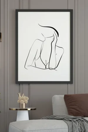 Affiche / Poster - Femme Abstrait Bon Marché