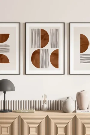 Achetez Aujourd’hui Lot de 3 Affiches / Posters Triptyque - Boho