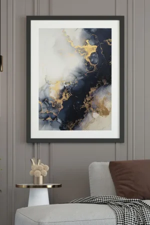 Affiche / Poster - Effet marbré Vente Directe