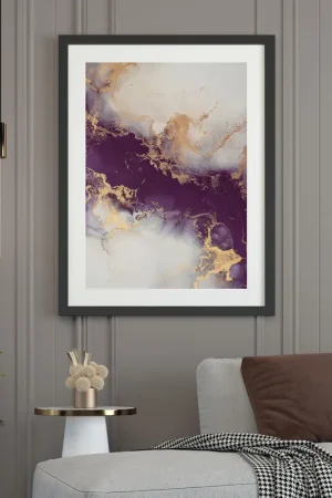 Affiche / Poster - Effet marbré Usine Directe