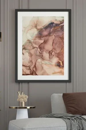 Affiche / Poster - Effet marbré Populaire