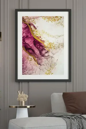 Affiche / Poster - Effet marbré Meilleure Qualité