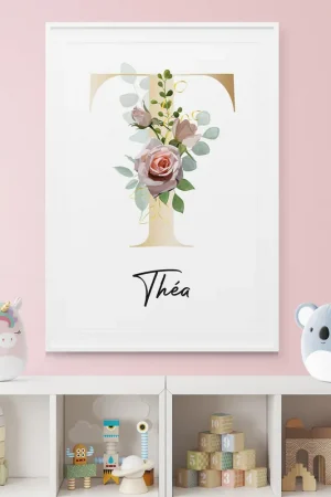 Achat Immédiat Affiche / Poster Monogramme - Lettre T