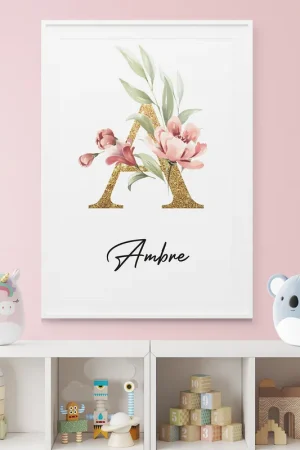 Achetez Aujourd’hui Affiche / Poster Monogramme - Lettre A