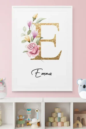Acheter Direct Affiche / Poster Monogramme - Lettre E