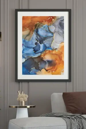 Affiche / Poster - Effet marbré Artisanat