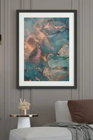 Affiche / Poster - Effet marbré Premium