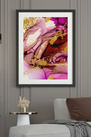 Affiche / Poster - Effet marbré Vente Flash