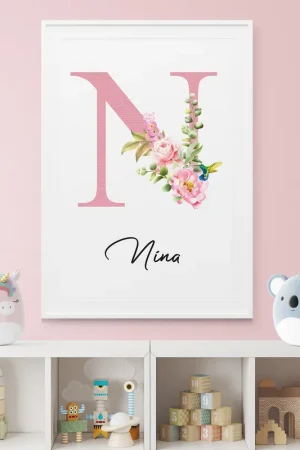 Achat Immédiat Affiche / Poster Monogramme - Lettre N