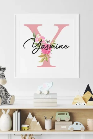 Achetez Aujourd’hui Affiche / Poster Monogramme Carrée - Lettre Y