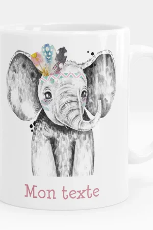 Mug - Tasse personnalisée - Éléphant Offre Exclusive