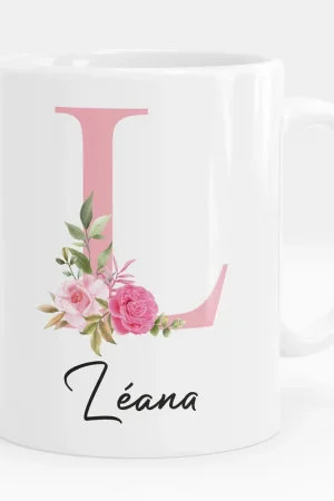 Achat Immédiat Mug - Tasse personnalisée Monogramme - Lettre L