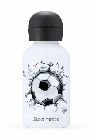 Gourde isotherme enfant personnalisée - Ballon de foot Haute Qualité